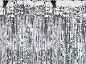 Party aizkari, sudraba, 100x200cm / 120-799