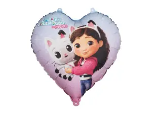 Folijas balons Heart Gabby's Dollhouse, 35cm / 111-650
