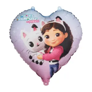Folijas balons Heart Gabby's Dollhouse, 35cm / 111-650