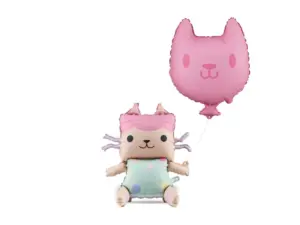 Folijas balons Baby Box & Cat, 43x46 cm and 35x37 cm/ 111-655