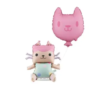 Folijas balons Baby Box & Cat, 43x46 cm and 35x37 cm/ 111-655