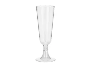 Plastmasas šampanieša glāzes, 150 ml, 8 gab / 120-778