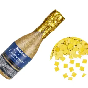 Konfetti (plaukšķene) ar zelta strēmelēm, 20,5 cm / 120-787